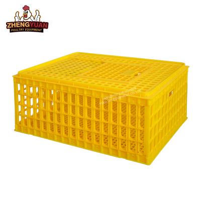 China Farm Transport chicken Well designed large capacity Poultry Farm equipment Automatic Chicken chick Cages transport box cage for sale