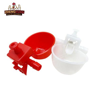 China Poultry Farm Chicken drinking Poultry Water Drink bowl Chicken water cup Plastic Automatic Drinker Chicken Pigeon With Quail pigeon feeder for sale