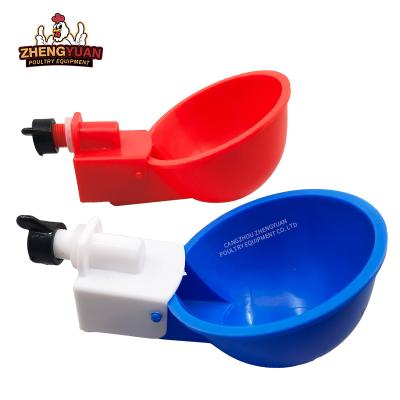 China Poultry Farm Chicken drinking Chicken Watering Cups Automatic Filling Waterer Poultry Drinking Bowl Watering Cups for Chickens Ducks Geese pigeon for sale