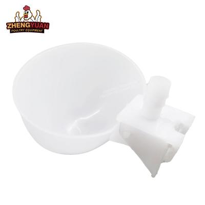 China Pigeon drink water Automatic Poultry Pigeon Drink Cup With Connector Chicken Quail Nipple Drinker White Pigeon Water Bowl for sale