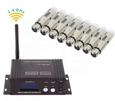 China Wireless Stage Light DMX Transmitter And Receiver For Stage Lights for sale