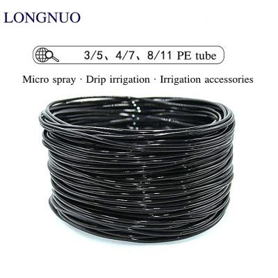 China PE Drip Irrigation System Watering Hose Plastic PE Tubing Hose Micro Garden Hose Pipe for sale