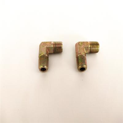 China Hydraulic male double thread1/4'A*1/4'A elbow 1/4