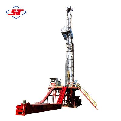 China energy & Hydraulic automatic truck mounted workover rig xj 450 oilfield workover rig mining rig for sale