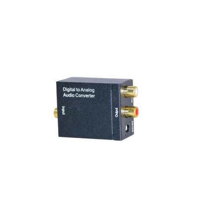 China Computer Coaxial Rca Toslink Signal To Analog Converter Rca Digital Audio Audio Adapter for sale