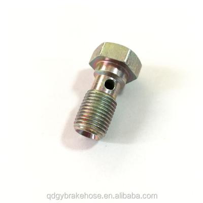 China Oil & Stainless Steel And M10X1 And 3/8 X24 Gas Single Hole Banjo Bolt for sale