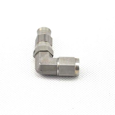 China Stainless Steel A -3 45 Degree Stainless Steel Banjo Fitting Hydraulic Hose Fitting for sale