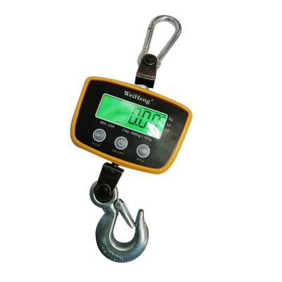 China Weight Measuring WeiHeng Manufacturing Industrial Portable Crane Balance Hanging Electronic Digital Weight Scale 500kg for sale