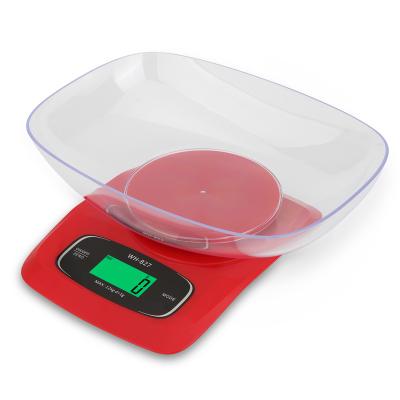 China Tare; Automatique- ; Low Battery Indication WH-B27 Kitchen Scale 5 Kg Precision 0.1 g Cooking Scales for sale