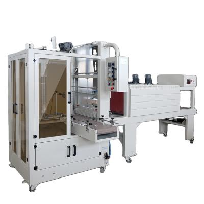 China XK6540 Food Auto Shrink Wrap Machine Tunnel Heat Sealer Packing Automatic Bottle Shrink Sleeve Wrapping Packaging Machine for sale