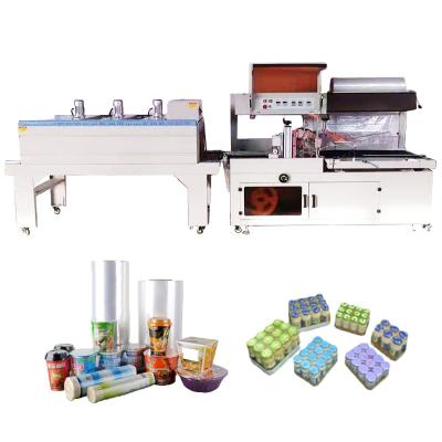 China JH-SHR5530 automatic beverage shrink packaging machine for plastic cellophane bottles for sale