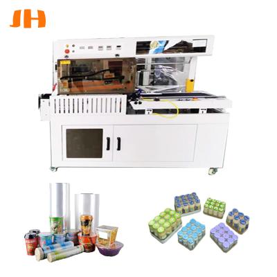 China Automatic Food BF550 POF PE Film Case Box Book Heat Sealing Shrink Wrapping Machine Heat Tunnel Tube Wrap Packaging Machine for sale