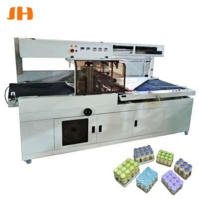 China BF850 Food Shrink Wrapping Machine Tunnel Type Auto Sealing Machine Candle Magazine Sauce Plastic Shrink Mineral Packaging Mineral Wrapping Machine for sale