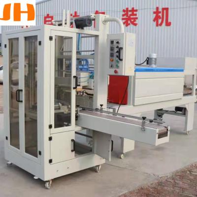 China XK6540 Automatic Food Side Sleeve Sealer &shrink Feeding Tunnel Wrapping Packing Machine Bottle Beverage Shrink Heat Wrap for sale