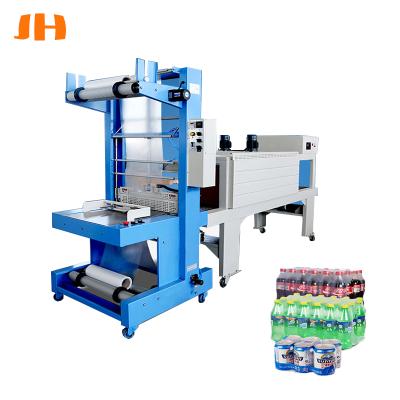 China Semi-auto Food Heat Shrink Film Packing PE Tunnel Pallet Wrap Cigarette Water Drink Bottle Sealing Package Machine for sale