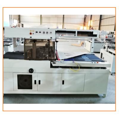 China Plastic sheet JH-L650 automatic L wrapper automatic L bar sealer shrink wrap shrink seal packing machine for sale