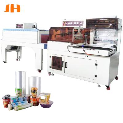 China L450 L Automatic Food Sealer Shrink Tunnel Cosmetic Box Toys Tableware Bottles Heat Shrink Paper Wrapping Machine for sale