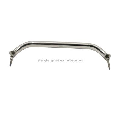 China Easy Install Stainless Steel Boat Handrail Marine Heavy Duty Grab Handle Marine Polished Handrail for sale