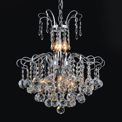 China Light Luxury K9 Crystal Chandelier Pendant Modern Modern Living Room LED Wedding for sale