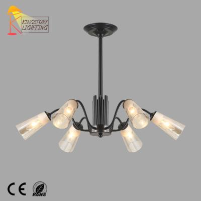 China European Style Lighting Fixtures Outdoor Mounted Glass Black Lamp For Home Decoration for sale