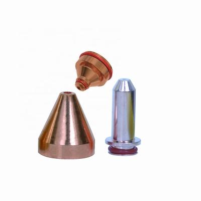 China Kjellberg Plasma Replacement Consumables Spare Parts Kjellberg Nozzle And Electrode for sale