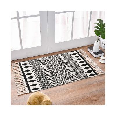 China Factory supply soft customized cotton exquisite workmanship modern minimalist carpet for household for sale