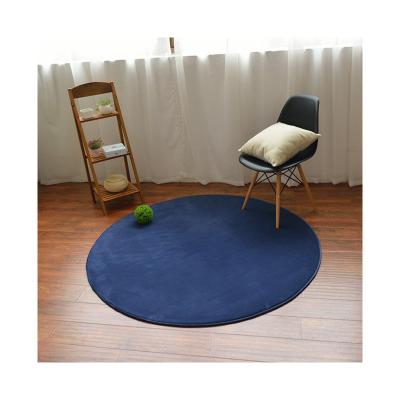 China Soft Good Quality 100%Polyester Customized Soft Texture Floor Single Round Mat Tatami For Household for sale