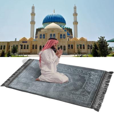 China Stain Resistant Raschel Mosque Carpet Prayer Rugs Wholesale Carpets Muslim Washable Carpet for sale