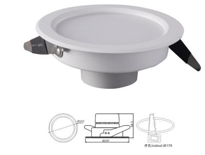 China White 1280Lm High Lumen Led Kitchen Ceiling Downlights 16 W Dia 197mm for sale