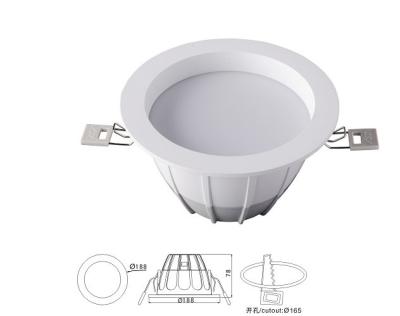 China A casa alta Downlights/branco morno 16W de Efficency conduziu Downlights 1280LM - 1360LM à venda