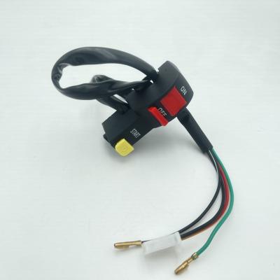 China 4 Wire Offroad Vehicle On/Off Switch , Start Ignition Switch Two-in-One for sale