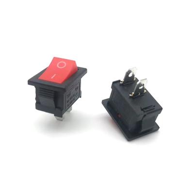 China 16a 250v AC PCB Kcd1 Rocker Switches 2/3 Terminal 15x21mm 2 Position Rocker Switch KCD1 for sale