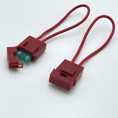 China Plastic+Copper Wire Mini Auto Fuse Holder Assembly Blade Fuse Holder Assembly for sale