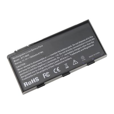 China BTY-M6D LAPTOP Replacement Laptop Battery For MSI GX60 GT780DX GX660 GT70 GX680 for sale