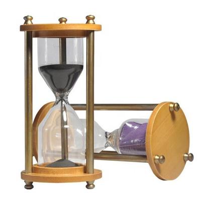 China Custom Sand Timer No Sand Hourglass Empty Rechargeable Sand Timer 9x17cm H. for sale