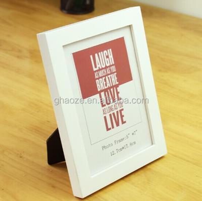 China Photo Frame Wood 12 Colors 4x6 Inch Wooden Picture Photo Frame Factory for sale