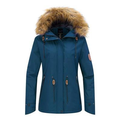 China Custom Made Anti-UV Winter Women's Waterproof Snow Ski Jacket Winter Ski Clothing for sale