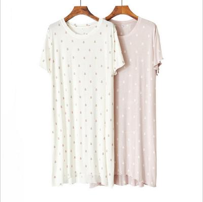 China OEM Loose Service Ladies Pajamas Nightgown Women's Sleepwear Long Robe Sexy Women's Sleepwear for sale