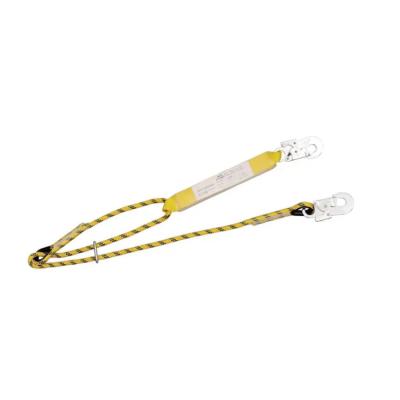 China Acollador ajustable de la cuerda de Lanyard Yellow Energy Absorber Kernmantle de la seguridad de 1460 a de 1988m m en venta