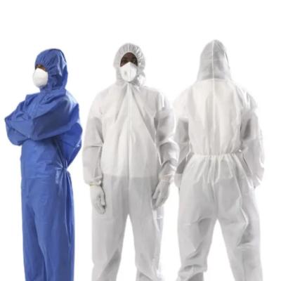 China Combinação protetora descartável Kit With Hood do PPE da combinação 45gsm SMS de 2XL 3XL à venda