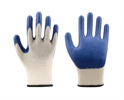 China 10 Messgerät Polycotton isolierte eingetauchte industrielle Gummigummihandschuhe der Handschuh-harten Beanspruchung zu verkaufen