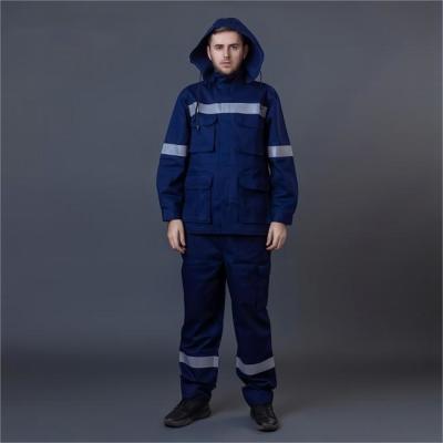 China wasserdichter Sicherungsarbeiten-Uniform-Sicherheits-Overall der Verschleißfestigkeits-115gsm für Arbeitskräfte zu verkaufen