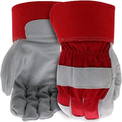 China Gray Red Hand Leather Gloves-Arbeits-Sicherheits-hohe Abnutzungs-beständige Handschuhe S - XXL zu verkaufen