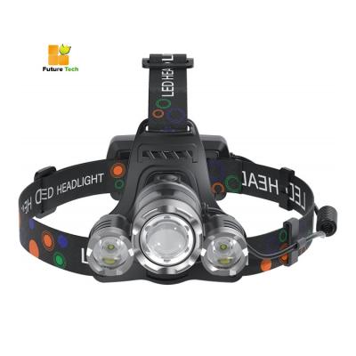 China 6 a 8 horas del minero de mineros de Head Lamp Rechargeable faro llevado 12000 lúmenes en venta