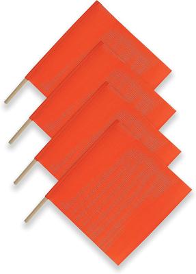 Chine Le haut mât de drapeau orange de jardin de drapeaux de sécurité routière de Visiblity pour le camion charge le remorquage à vendre