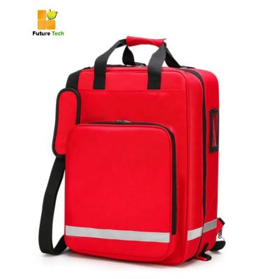 China Bolso médico impermeable médico multifuncional de la carretilla del bolso 1800D de los primeros auxilios en venta