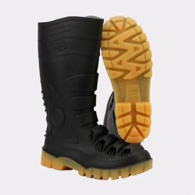 China UK2 - industrielle Sicherheit von Gumboots 13 PVC mit Stahl-Toe Cap Metatarsal Protection zu verkaufen