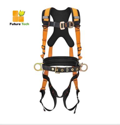 China Dorsale D Ring Full Body Harness Safety met de Dorsale D-vormige ring van de 6 Puntaanpassing Te koop