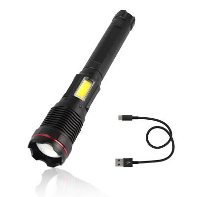 中国 Safety LED Work Flashlight Rechargeable For Camping Hiking Outdoor Activities 販売のため