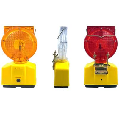 China Solar Industrial Warning Waterdicht verkeer Amber LED 2 zijde lichten Te koop